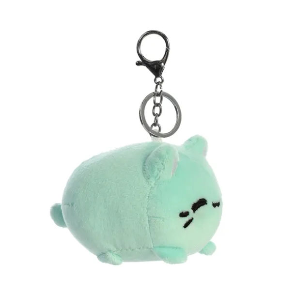 Meowchi Mint Stuffed Cat Clip On Bag Charm by Aurora