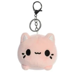 Meowchi Strawberry Stuffed Cat Clip On Bag Charm by Aurora