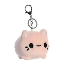 Meowchi Strawberry Stuffed Cat Clip On Bag Charm by Aurora