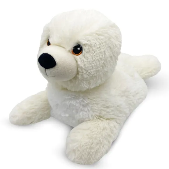 Microwavable Weighted and Scented Baby Seal Stuffed Animal by Warmies