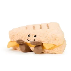 Microwavable Weighted and Scented Grilled Cheese Stuffed Animal by Warmies
