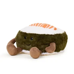 Microwavable Weighted and Scented Salmon Sushi Stuffed Animal by Warmies