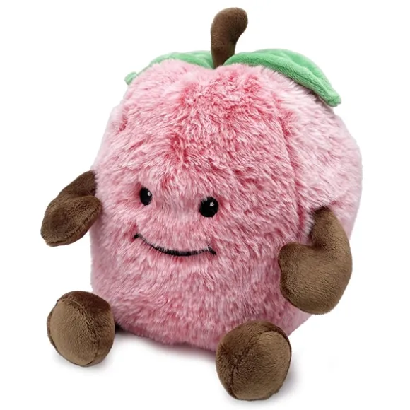 Microwavable Weighted and Scented Red Apple Stuffed Animal by Warmies