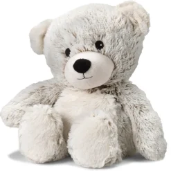Microwavable Weighted and Scented Brown Marshmallow Bear Stuffed Animal by Warmies