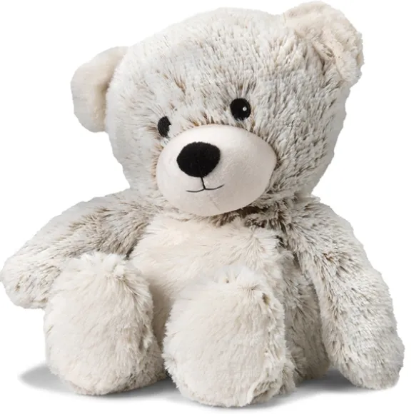 Microwavable Weighted and Scented Brown Marshmallow Bear Stuffed Animal by Warmies