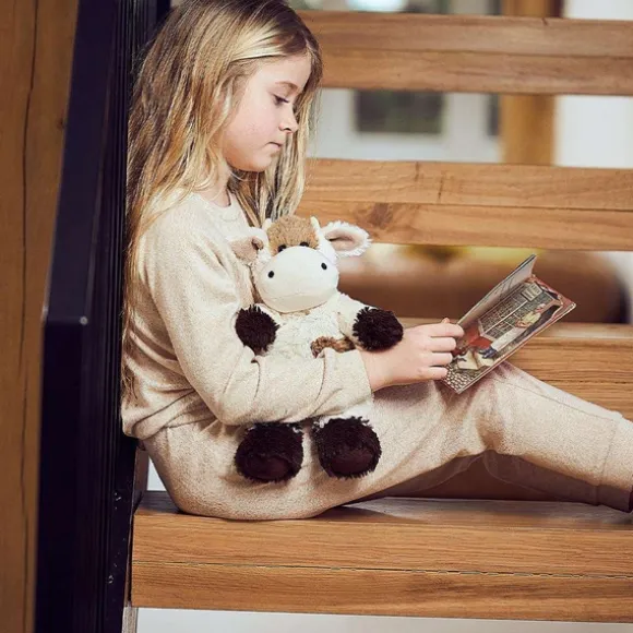 Microwavable Weighted and Scented Cow Stuffed Animal by Warmies