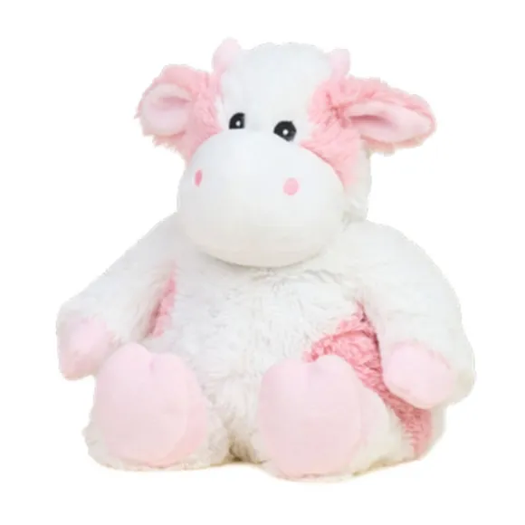 Microwavable Weighted and Scented Strawberry Cow Stuffed Animal by Warmies