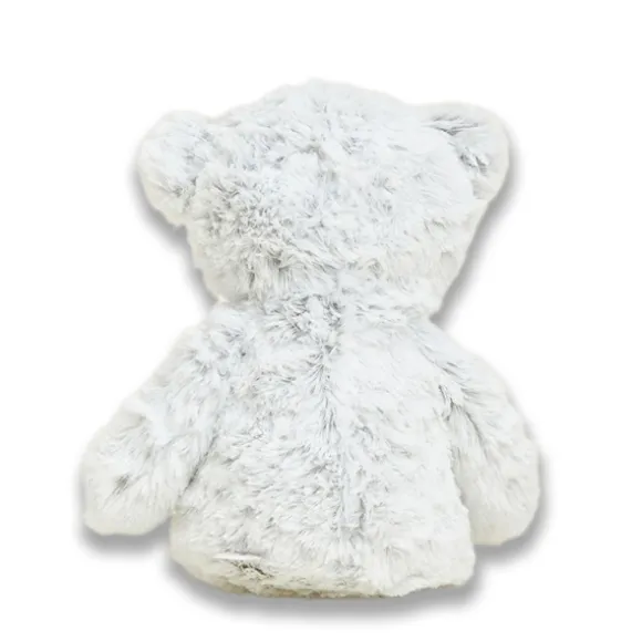 Microwavable Weighted and Scented Gray Marshmallow Bear Stuffed Animal by Warmies