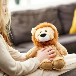 Microwavable Weighted and Scented Lion Stuffed Animal by Warmies