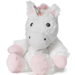 Microwavable Weighted and Scented White Unicorn Stuffed Animal by Warmies