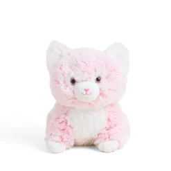 Microwavable Weighted and Scented Pink Kitten Stuffed Animal by Warmies