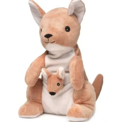 Microwavable Weighted and Scented Kangaroo Stuffed Animal by Warmies