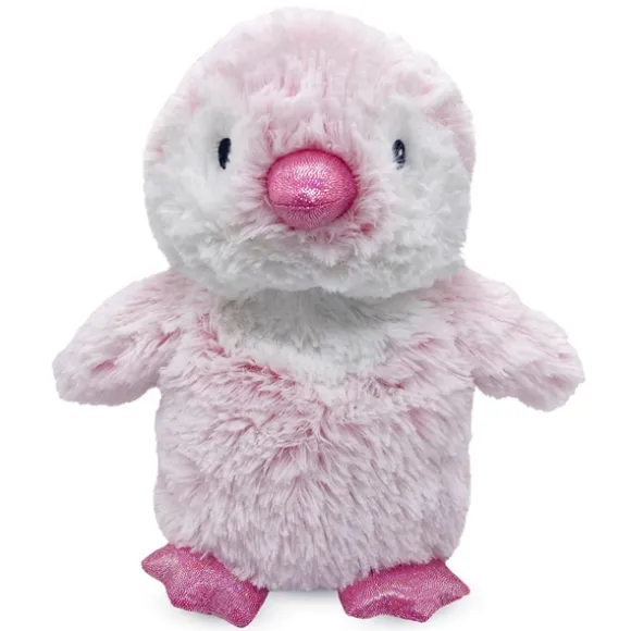 Microwavable Weighted and Scented Pink Penguin Stuffed Animal by Warmies
