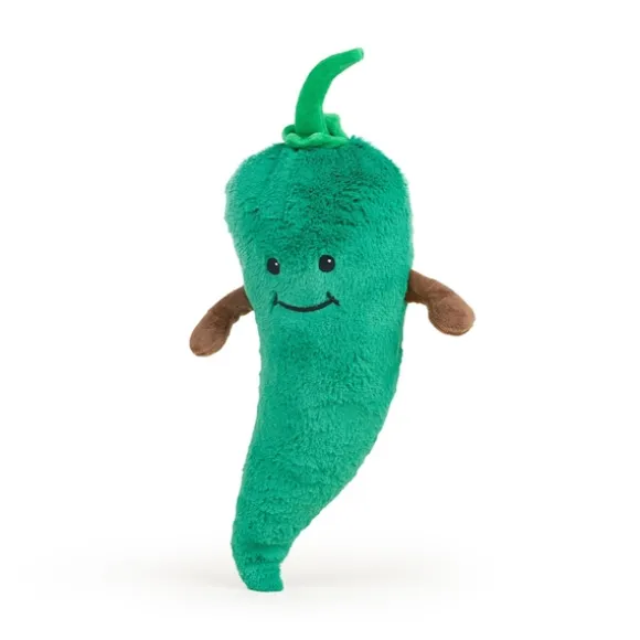 Microwavable Weighted and Scented Green Chili Pepper Stuffed Animal by Warmies