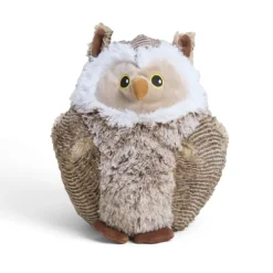 Microwavable Weighted and Scented Brown Owl Stuffed Animal by Warmies
