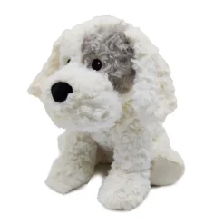 Microwavable Weighted and Scented Patch Curly Dog Stuffed Animal by Warmies