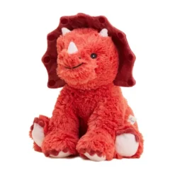 Microwavable Weighted and Scented Red Triceratops Stuffed Animal by Warmies