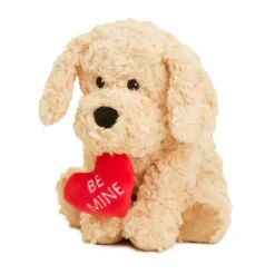 Microwavable Weighted and Scented Be Mine Golden Dog Stuffed Animal by Warmies