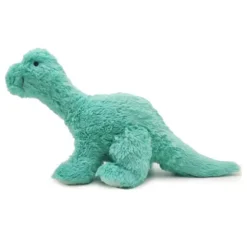 Microwavable Weighted and Scented Teal Long Neck Dinosaur Stuffed Animal by Warmies