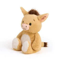 Microwavable Weighted and Scented Cozy Cute Donkey Stuffed Animal by Warmies