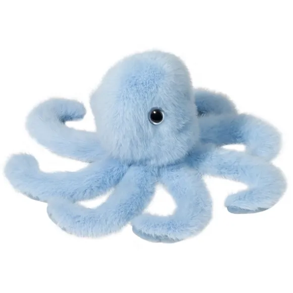Mini Blue 9 Inch Stuffed Octopus by Douglas