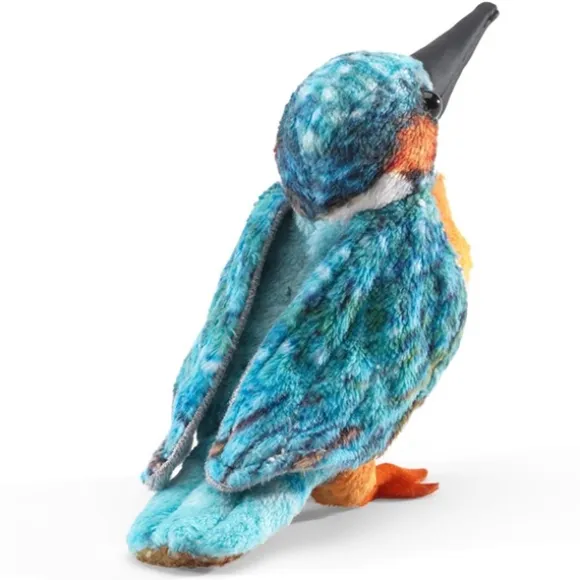 Mini Common Kingfisher Finger Puppet by Folkmanis Puppets