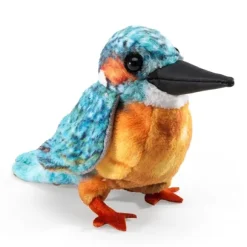 Mini Common Kingfisher Finger Puppet by Folkmanis Puppets