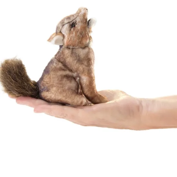 Mini Coyote Finger Puppet by Folkmanis Puppets