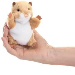 Mini Hamster Finger Puppet by Folkmanis Puppets