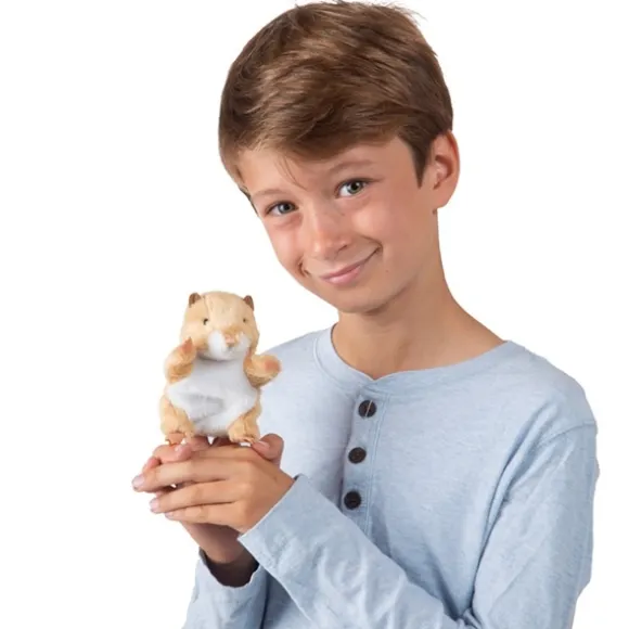 Mini Hamster Finger Puppet by Folkmanis Puppets