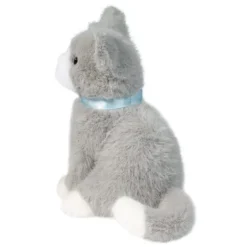 Mini 6 Inch Stuffed Grey Cat by Douglas