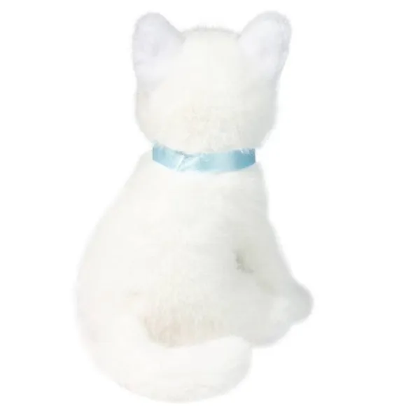 Mini 6 Inch Stuffed White Cat by Douglas