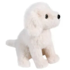Mini 6 Inch Stuffed Yellow Lab Dog by Douglas