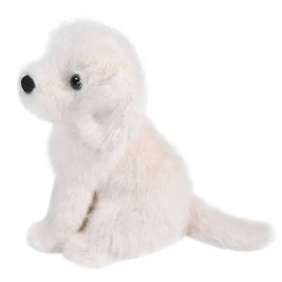 Mini 6 Inch Stuffed Yellow Lab Dog by Douglas