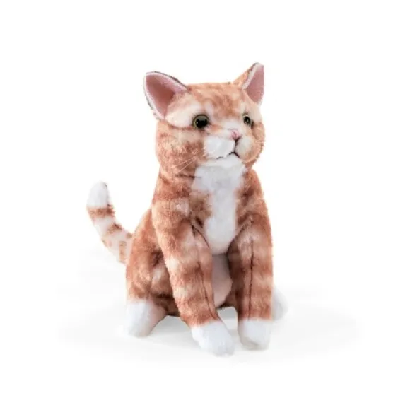 Mini Orange Tabby Cat Finger Puppet by Folkmanis Puppets