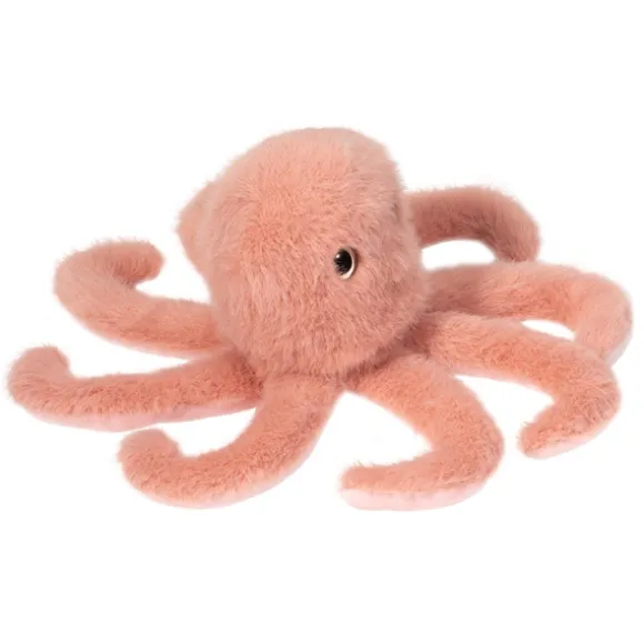 Mini Pink 9 Inch Stuffed Octopus by Douglas