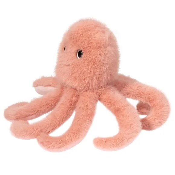 Mini Pink 9 Inch Stuffed Octopus by Douglas