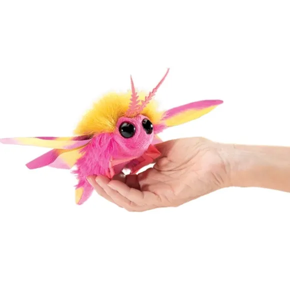 Mini Rosy Maple Moth Finger Puppet by Folkmanis Puppets