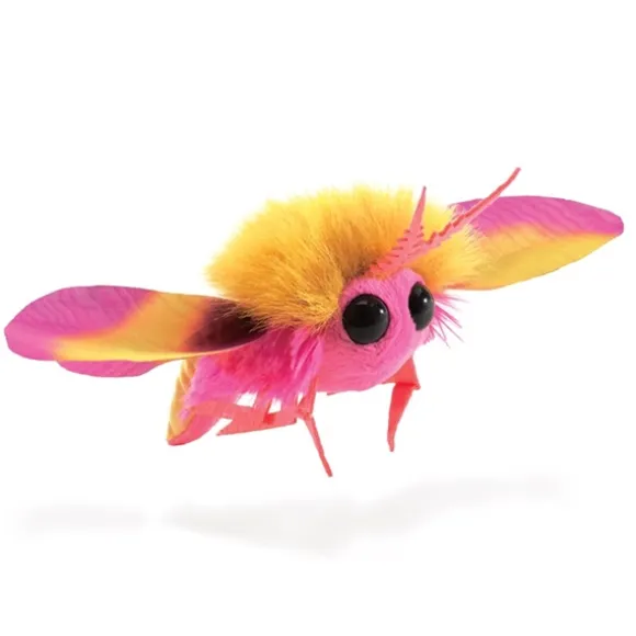 Mini Rosy Maple Moth Finger Puppet by Folkmanis Puppets