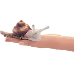 Mini Snail Plush Finger Puppet by Folkmanis Puppets