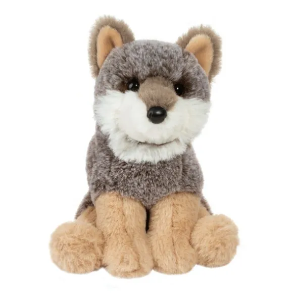 Mini Soft Albie the 6 Inch Plush Wolf by Douglas