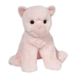 Mini Soft Cadie the 6 Inch Plush Pink Cat by Douglas
