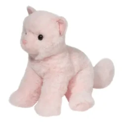 Mini Soft Cadie the 6 Inch Plush Pink Cat by Douglas