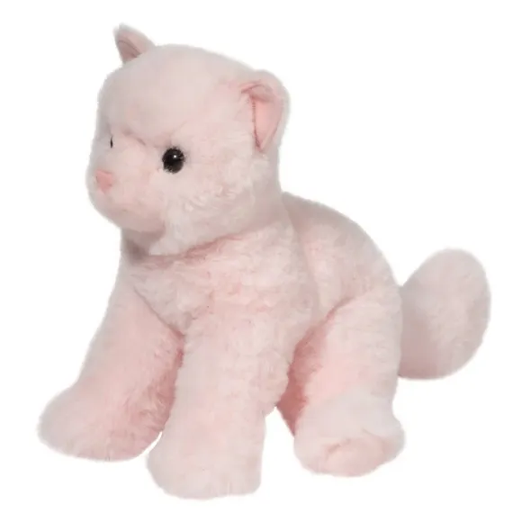 Mini Soft Cadie the 6 Inch Plush Pink Cat by Douglas