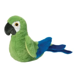 Mini Soft Jimmie the 7 Inch Plush Green Parrot by Douglas