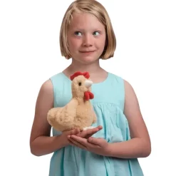 Mini Soft Rickie the Plush Gold Chicken by Douglas