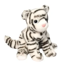 Mini Soft Zippie the 6 Inch Plush White Tiger by Douglas