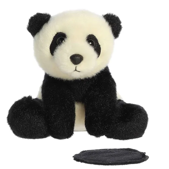 Min the Stuffed Panda Magnetic Shoulderkins Plush by Aurora