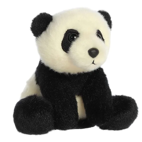 Min the Stuffed Panda Magnetic Shoulderkins Plush by Aurora