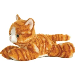 Molly the Stuffed Orange Tabby Cat Mini Flopsie by Aurora